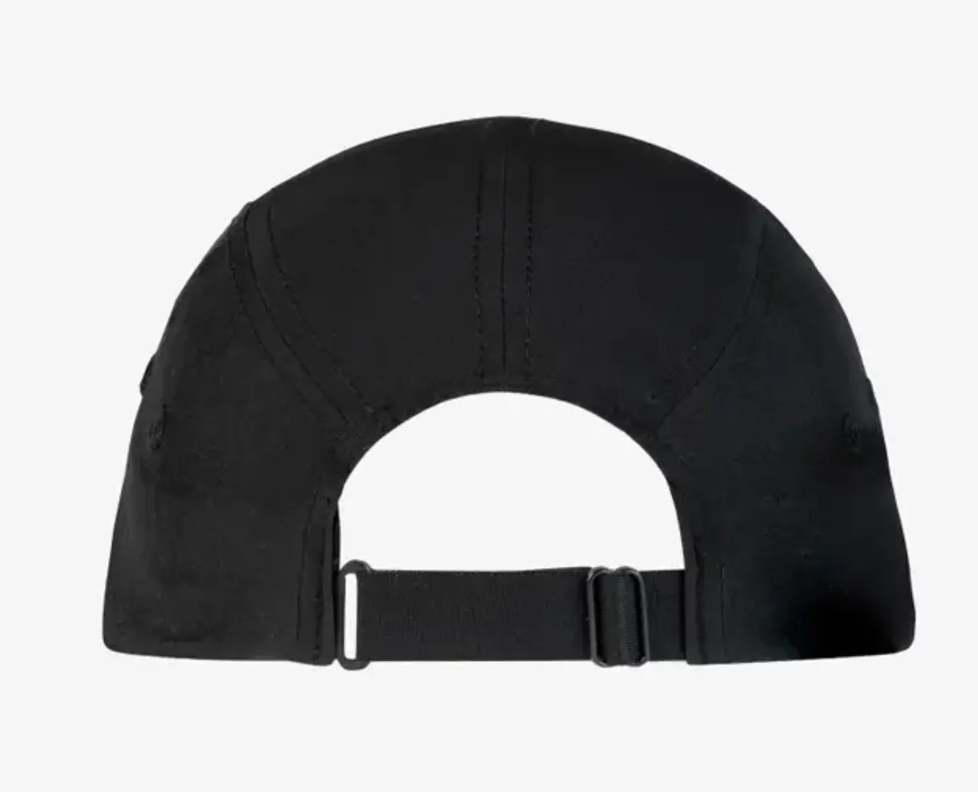 Buff 5 Panel Go Cap Solid Black