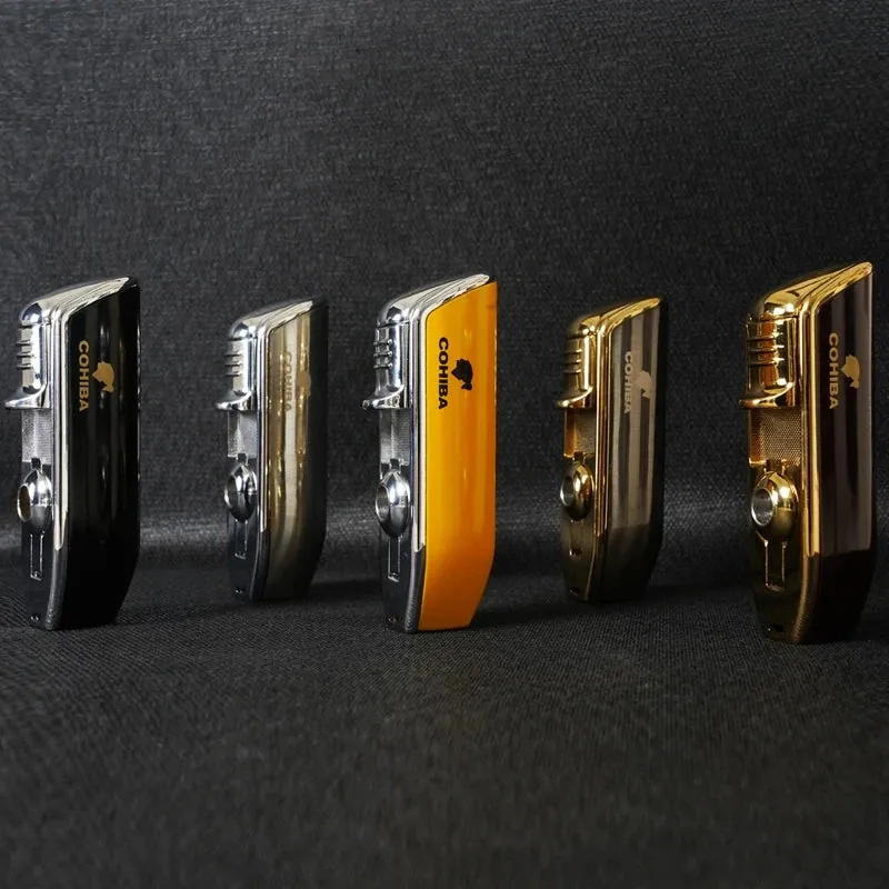 Cohiba Windproof Butane Torch w Punch Cigar Cutter