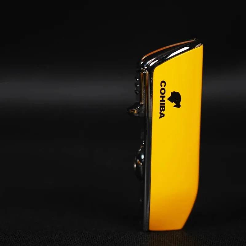 Cohiba Windproof Butane Torch w Punch Cigar Cutter