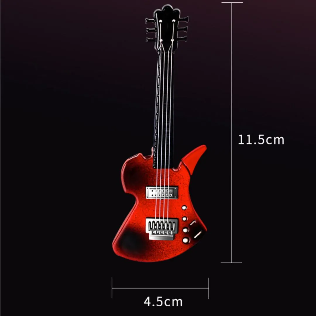 Guitar Lighter - Butane Gas Refillable | Reusable Windproof Trench Lighter