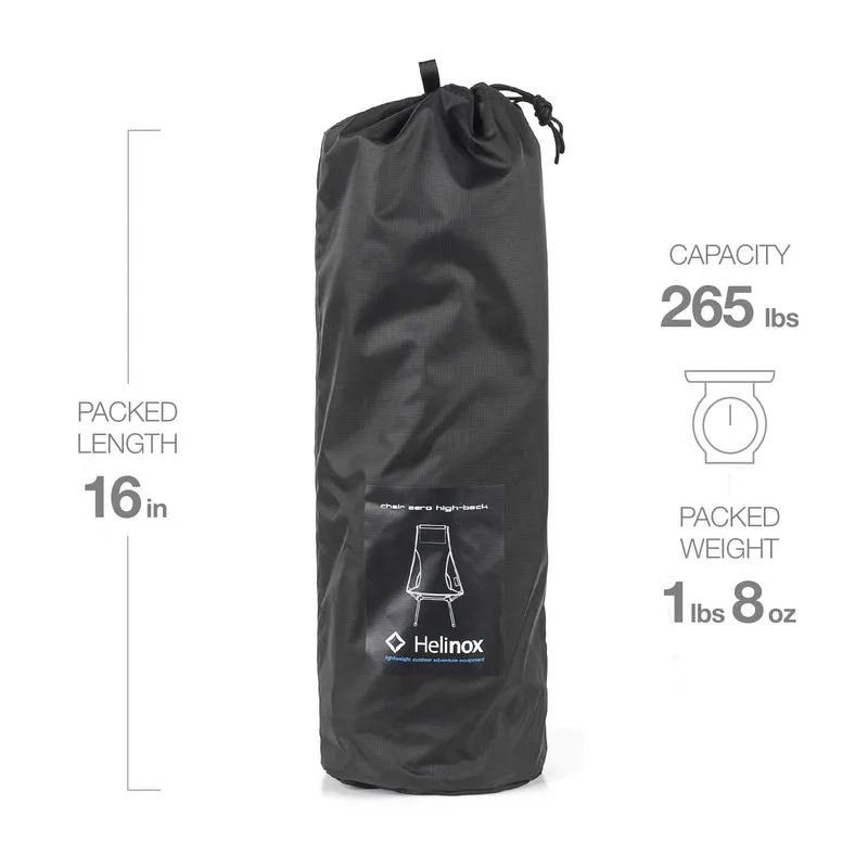 Helinox Chair Zero High Back Black