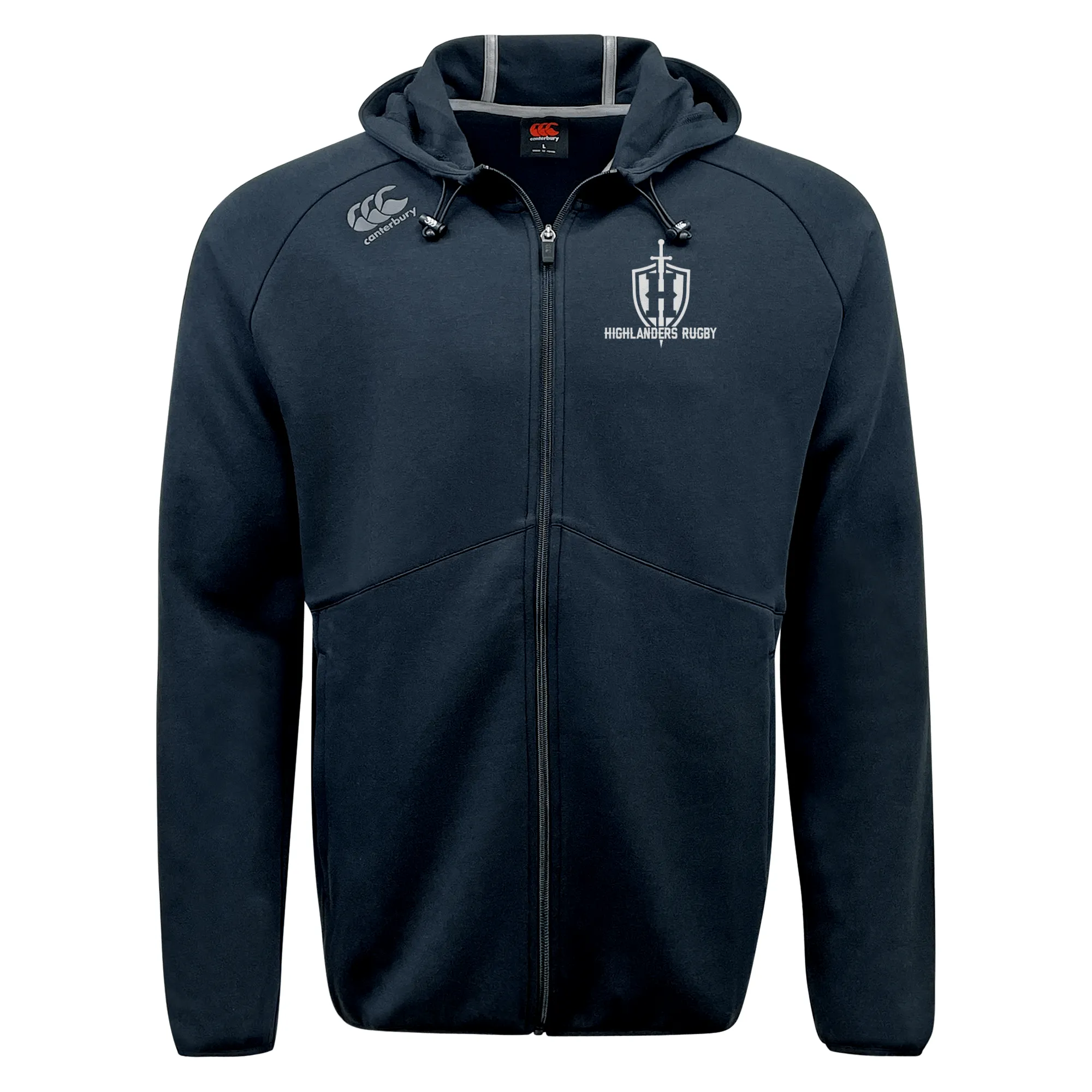Highlanders Rugby NC Tempo Vapodri Full-Zip Hoodie by Canterbury