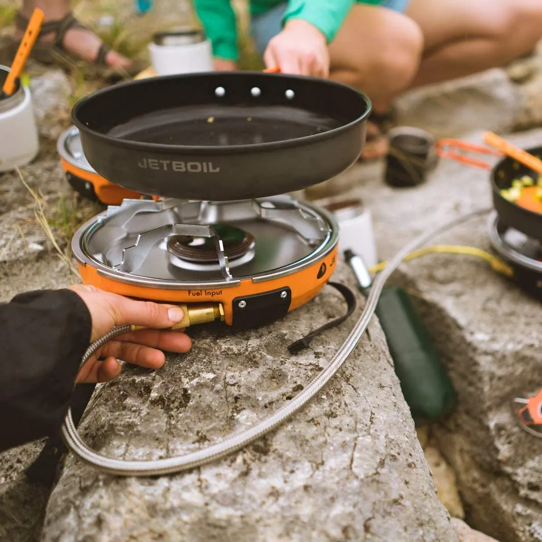 Jetboil Genesis Basecamp Backpacking and Camping Stove Cooking System with Camping Cookware