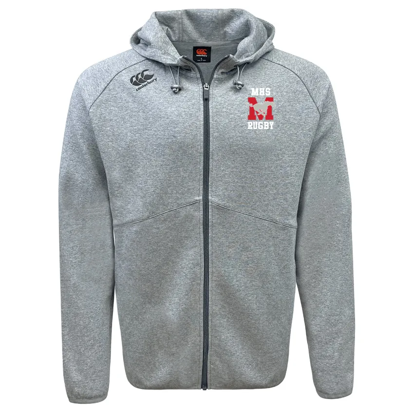 Memorial High School Tempo Vapodri Full-Zip Hoodie by Canterbury