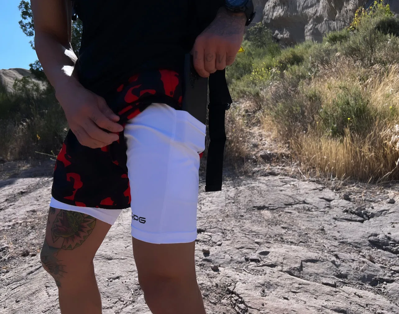 MEN'S RPG COMPRESSION SHORTS SIDE POCKETS (NEW)