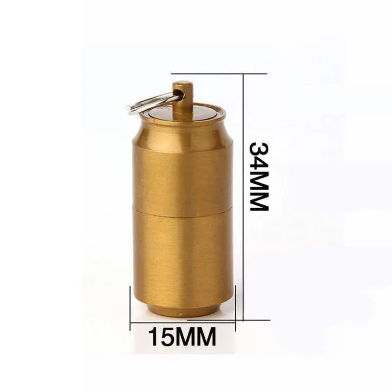 Mini Can Shape Refillable Pendant Kerosene Lighter