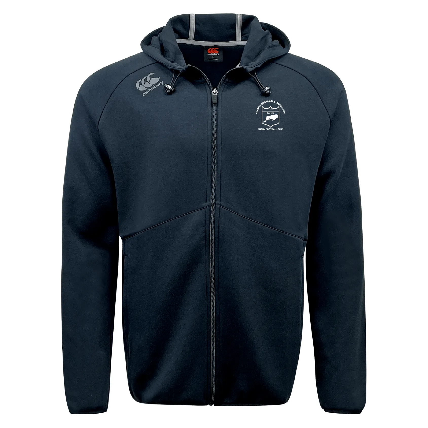 Omaha GOATS Rugby Tempo Vapodri Full-Zip Hoodie by Canterbury
