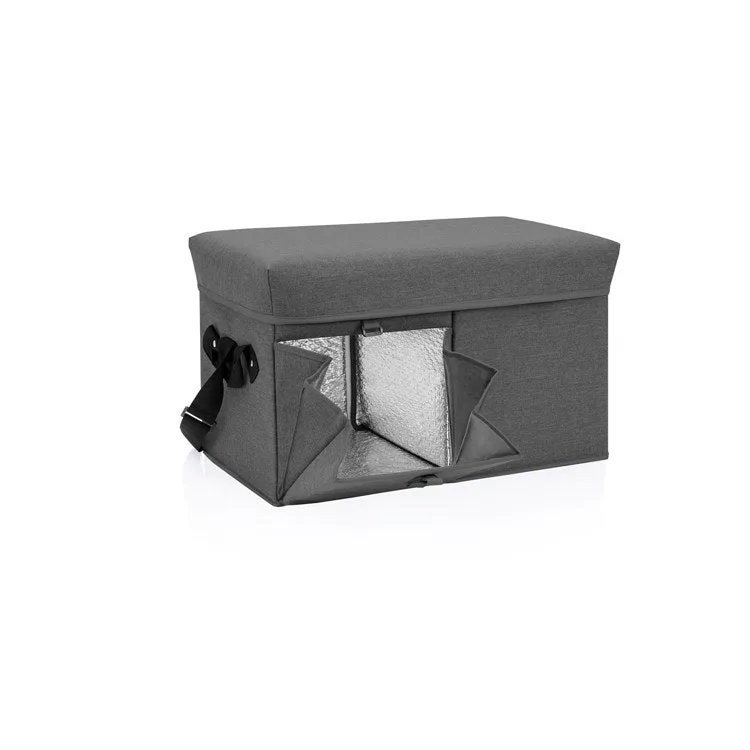 Ottoman Portable Cooler, Gray