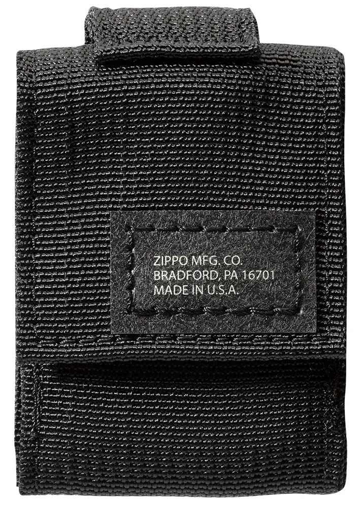 Tactical Pouch and Black Crackle<sup>®</sup> Windproof Lighter Gift Set