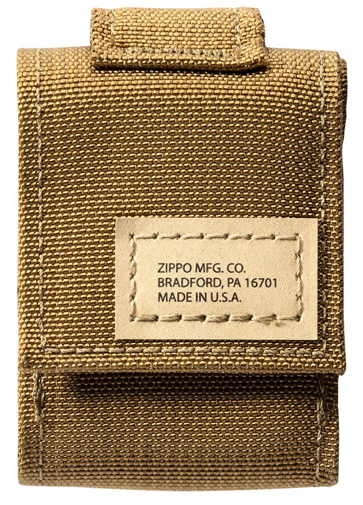 Tactical Pouch and Black Crackle<sup>®</sup> Windproof Lighter Gift Set