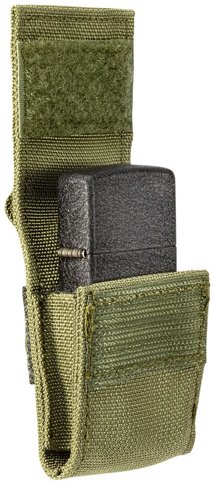 Tactical Pouch and Black Crackle<sup>®</sup> Windproof Lighter Gift Set