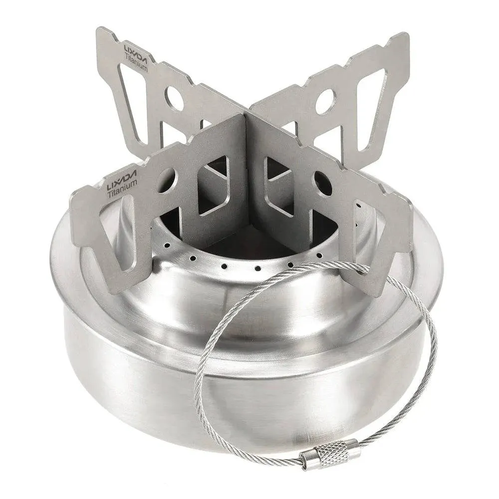 Titanium Alcohol Stove Rack Cross Stand Outdoor Camping Stove Stand Support Rack