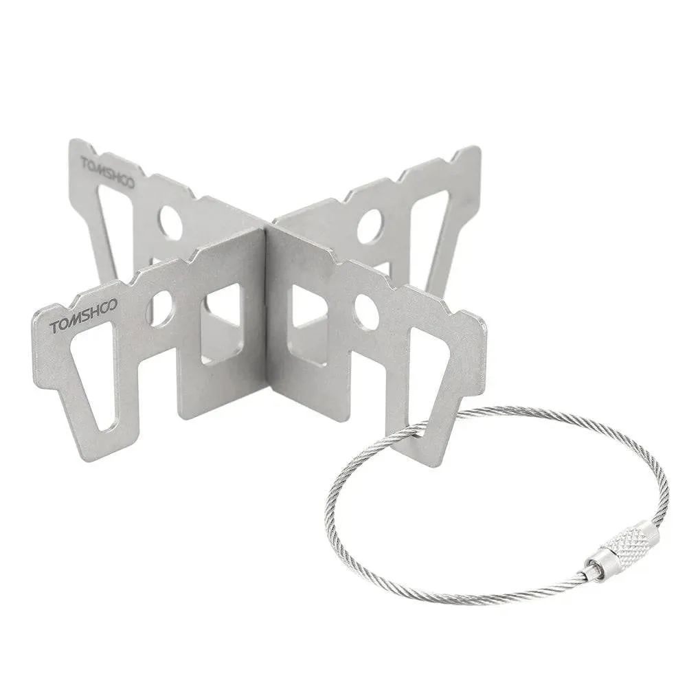 Titanium Alcohol Stove Rack Cross Stand Outdoor Camping Stove Stand Support Rack