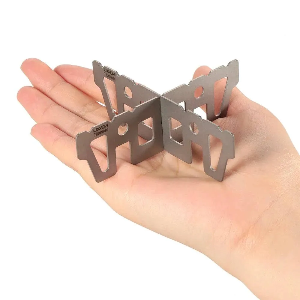 Titanium Alcohol Stove Rack Cross Stand Outdoor Camping Stove Stand Support Rack