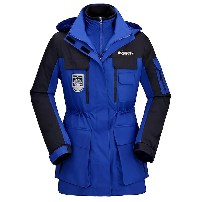 Women's Versatile 3-in-1 Gorpcore Jacket - Thermal, Waterproof & Windproof Winter Outerwear for Outdoor Adventures