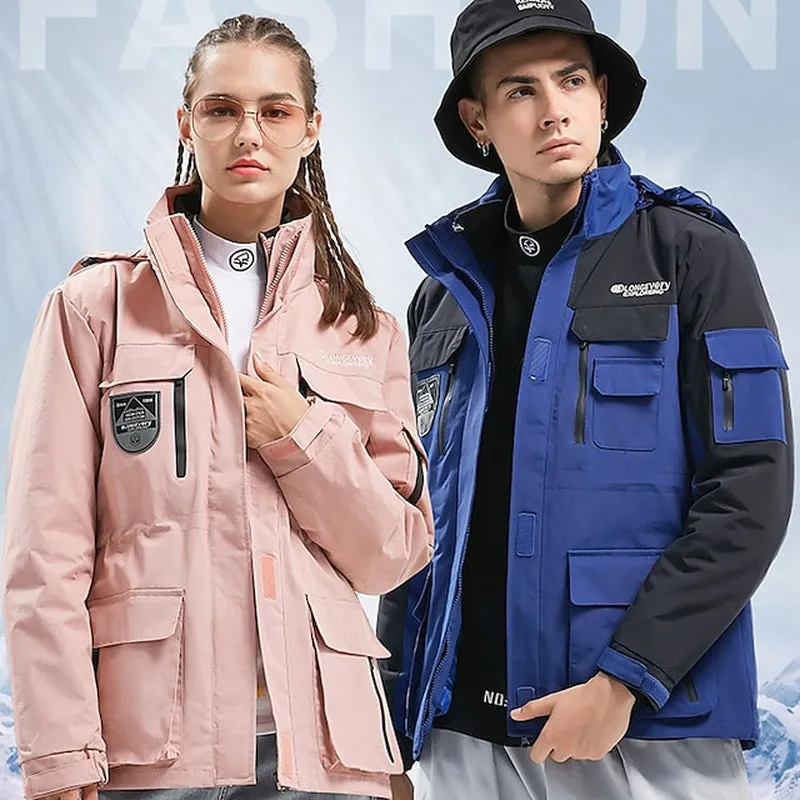 Women's Versatile 3-in-1 Gorpcore Jacket - Thermal, Waterproof & Windproof Winter Outerwear for Outdoor Adventures