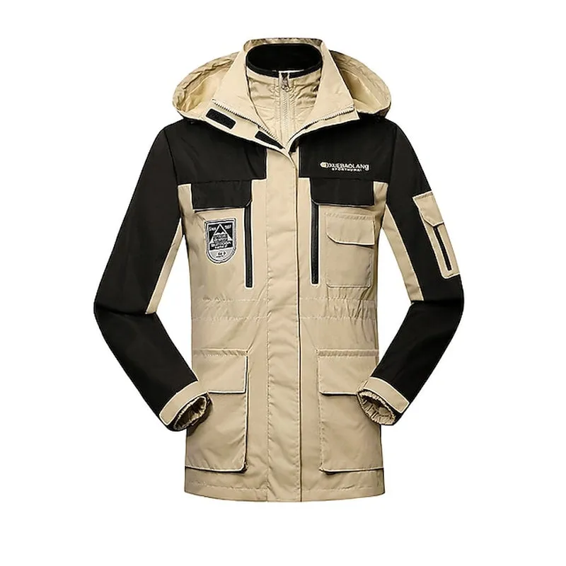 Women's Versatile 3-in-1 Gorpcore Jacket - Thermal, Waterproof & Windproof Winter Outerwear for Outdoor Adventures