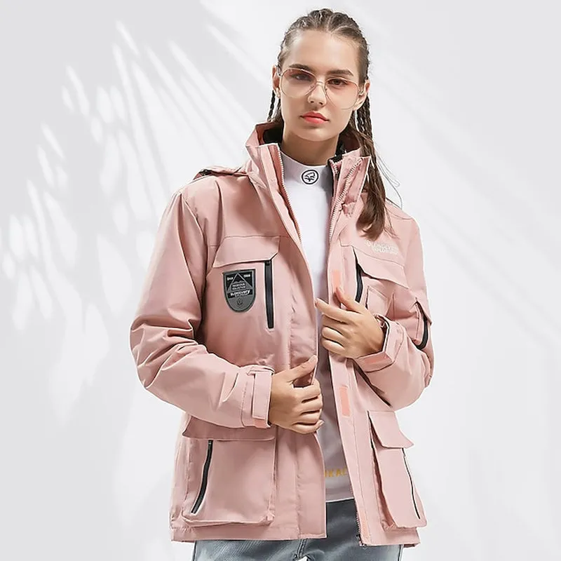 Women's Versatile 3-in-1 Gorpcore Jacket - Thermal, Waterproof & Windproof Winter Outerwear for Outdoor Adventures