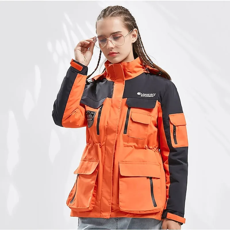 Women's Versatile 3-in-1 Gorpcore Jacket - Thermal, Waterproof & Windproof Winter Outerwear for Outdoor Adventures