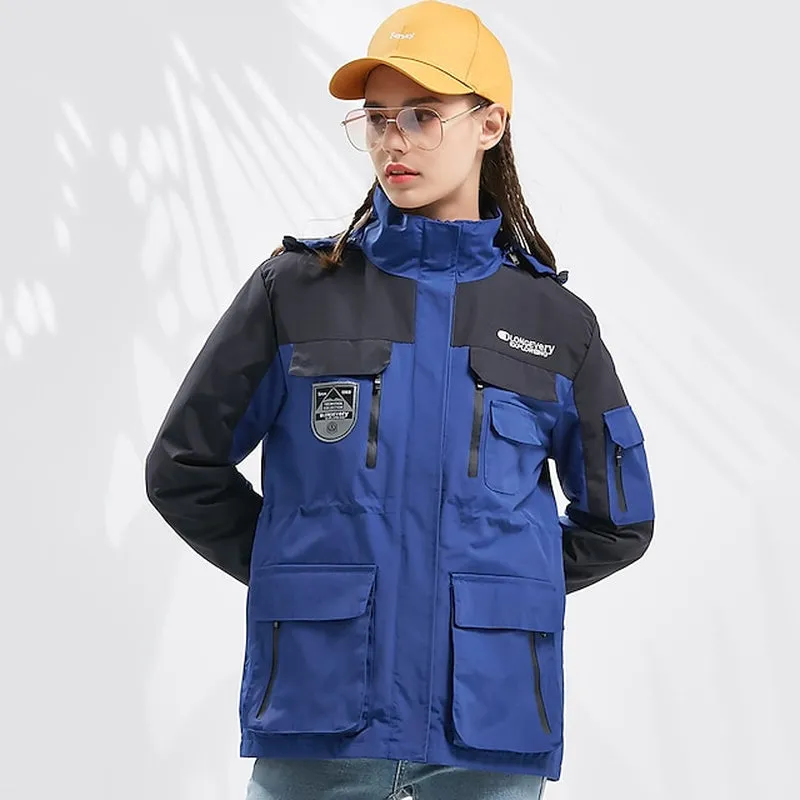 Women's Versatile 3-in-1 Gorpcore Jacket - Thermal, Waterproof & Windproof Winter Outerwear for Outdoor Adventures